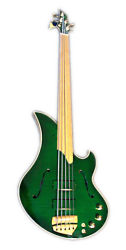 Ein 5saitiger Fretless-Bass